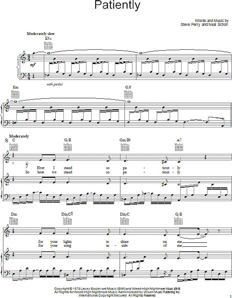 open zoom image for Patiently - Piano/Vocal/Guitar, New, Main