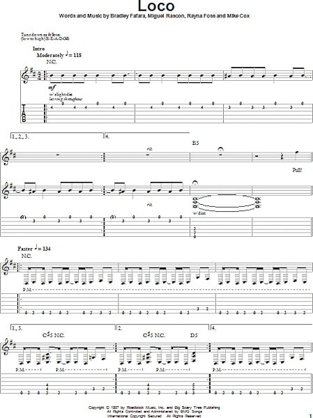 open zoom image for Loco - Guitar Tab Play-Along, New, Main