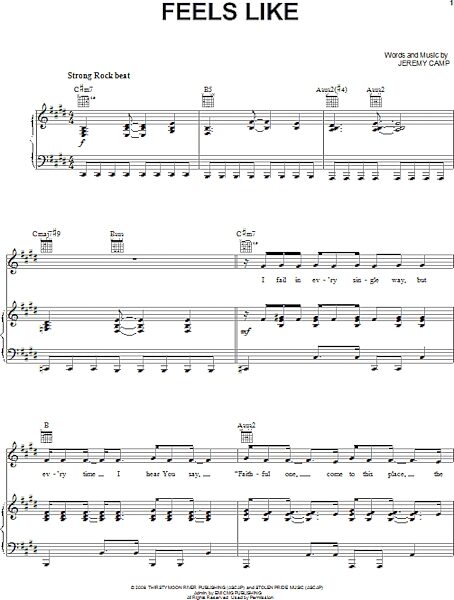 open zoom image for Feels Like - Piano/Vocal/Guitar, New, Main