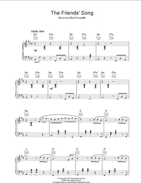 open zoom image for The Friends' Song (from The Princess Bride) - Piano Solo, New, Main