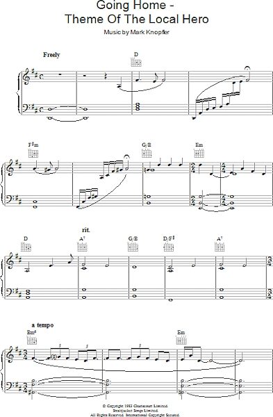 open zoom image for Going Home (theme from Local Hero) - Piano Solo, New, Main