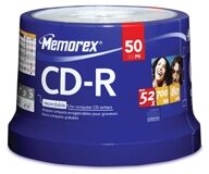 open zoom image for Memorex 52x 80-Minute CD-R, Main