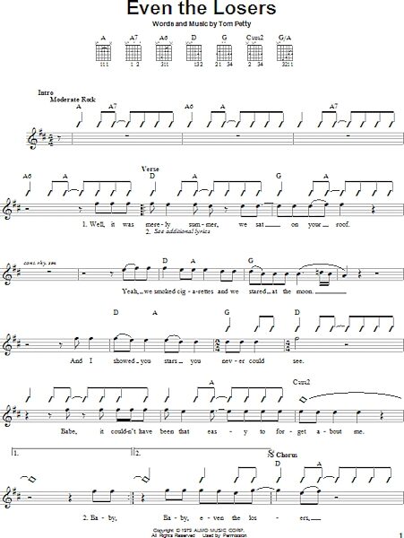 open zoom image for Even The Losers - Easy Guitar, New, Main