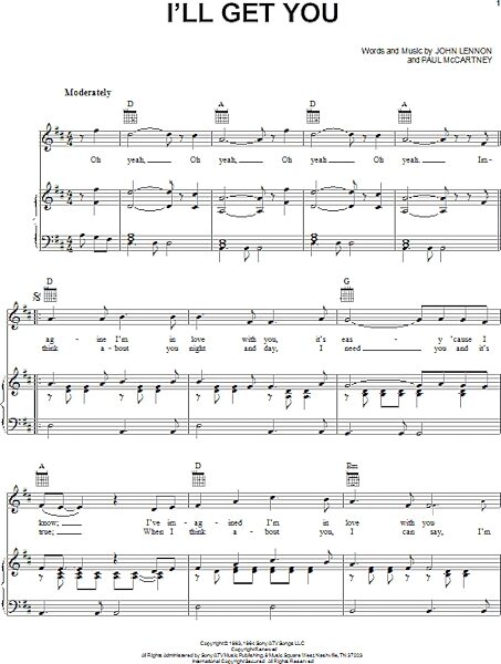 open zoom image for I'll Get You - Piano/Vocal/Guitar, New, Main