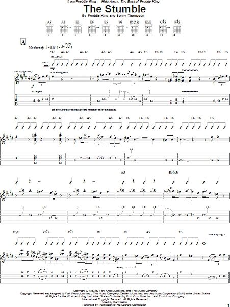 open zoom image for The Stumble - Guitar TAB, New, Main