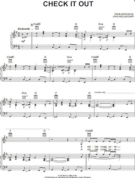 open zoom image for Check It Out - Piano/Vocal/Guitar, New, Main