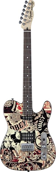 open zoom image for Squier Obey Graphic Telecaster HS Electric Guitar, Collage