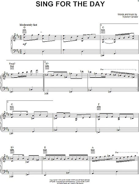 open zoom image for Sing For The Day - Piano/Vocal/Guitar, New, Main