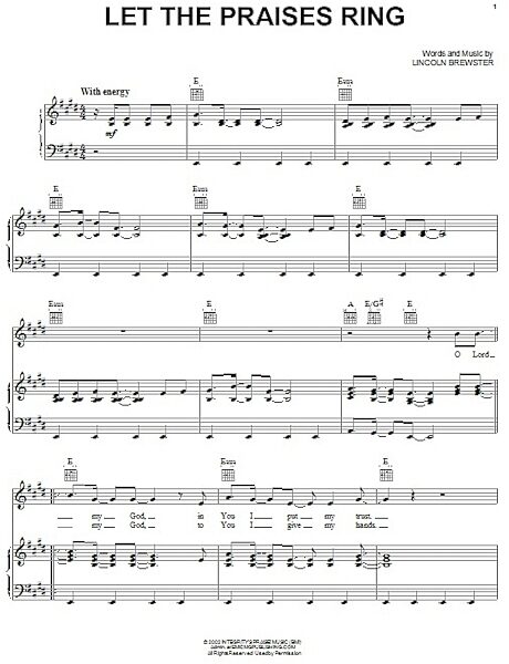 open zoom image for Let The Praises Ring - Piano/Vocal/Guitar, New, Main