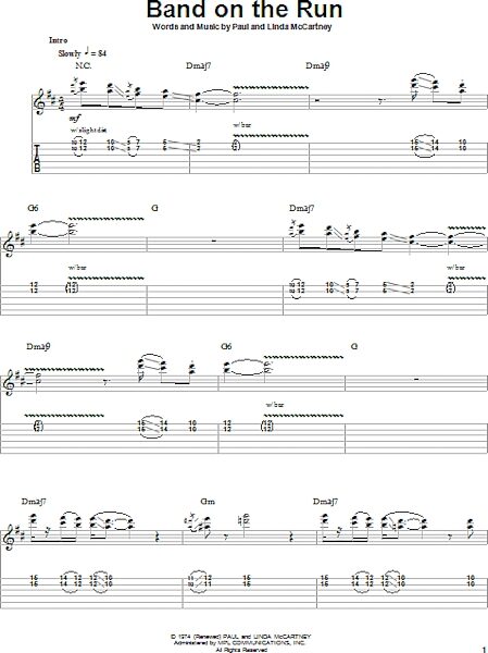 open zoom image for Band On The Run - Guitar Tab Play-Along, New, Main