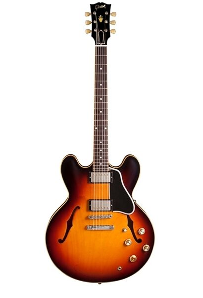 open zoom image for Gibson HB Custom Joe Bonamassa ES-335 Electric Guitar (with Case), Vintage Sunburst--Main