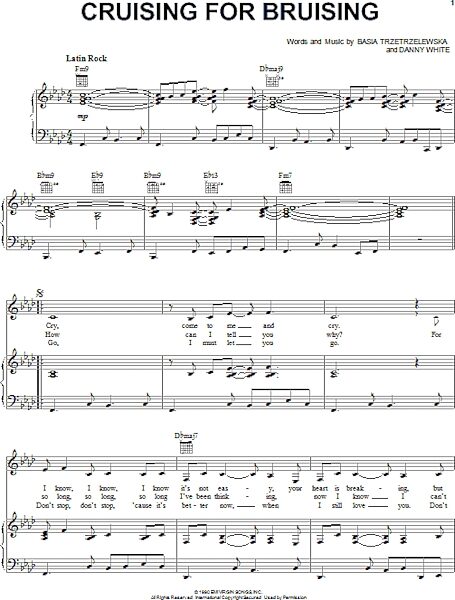 open zoom image for Cruising For Bruising - Piano/Vocal/Guitar, New, Main