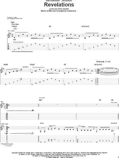 open zoom image for Revelations - Guitar TAB, New, Main