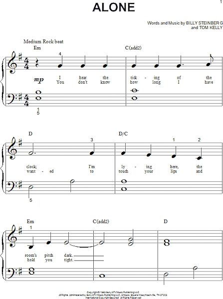 open zoom image for Alone - Big Note Piano, New, Main