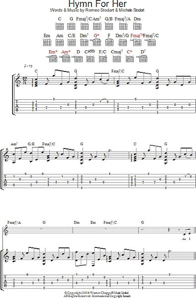 open zoom image for Hymn For Her - Guitar TAB, New, Main