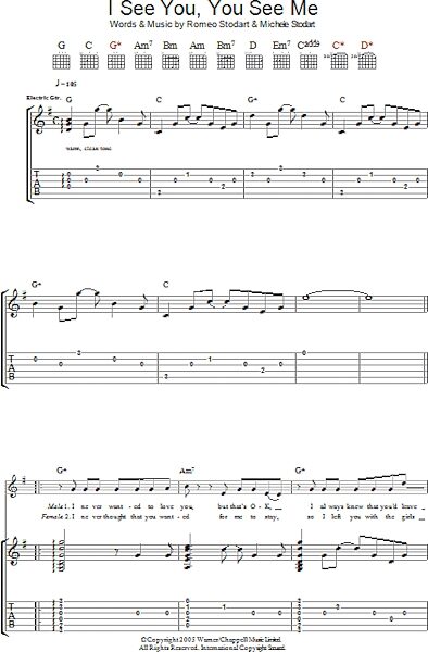 open zoom image for I See You, You See Me - Guitar TAB, New, Main