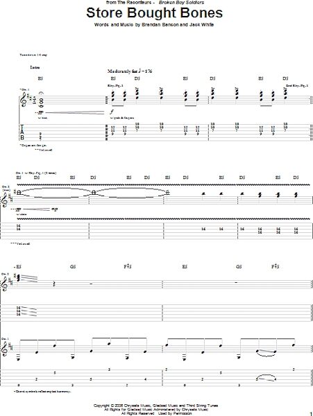 open zoom image for Store Bought Bones - Guitar TAB, New, Main