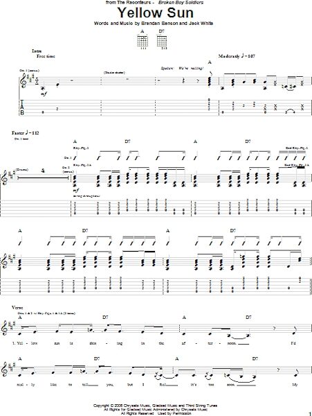 open zoom image for Yellow Sun - Guitar TAB, New, Main
