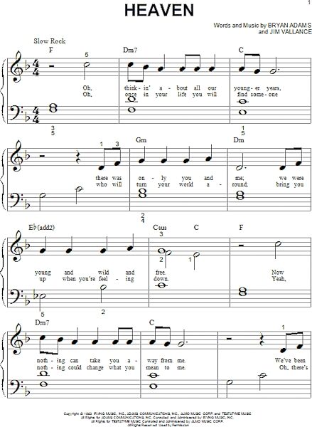 open zoom image for Heaven - Big Note Piano, New, Main