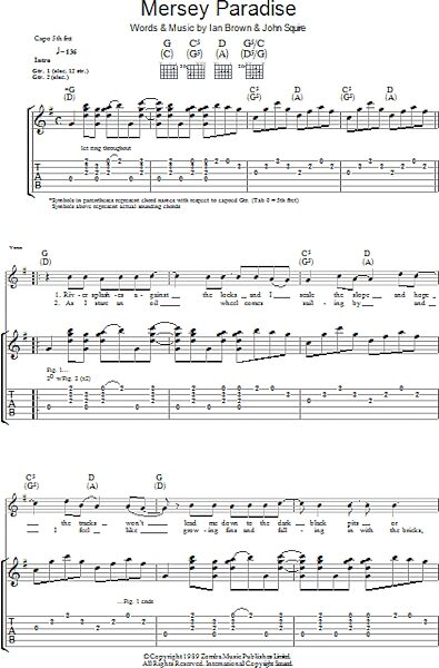 open zoom image for Mersey Paradise - Guitar TAB, New, Main