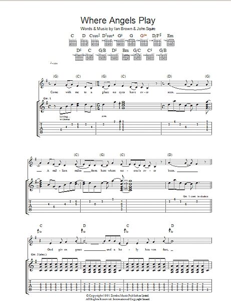 open zoom image for Where Angels Play - Guitar TAB, New, Main