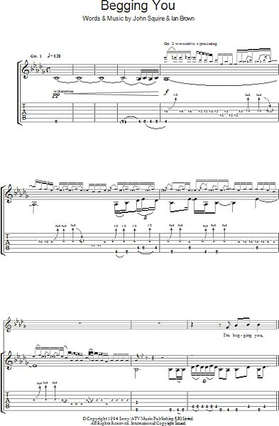 open zoom image for Begging You - Guitar TAB, New, Main