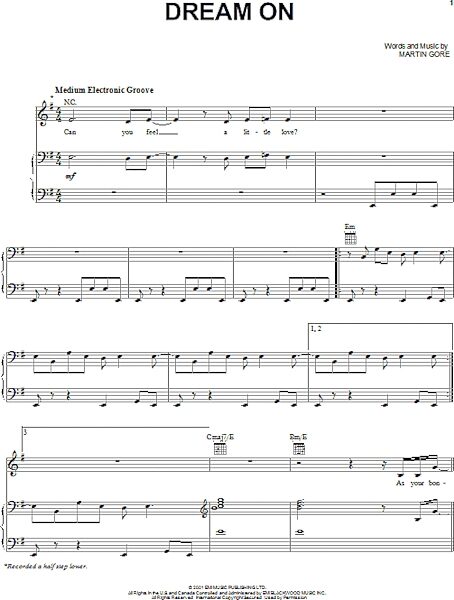 open zoom image for Dream On - Piano/Vocal/Guitar, New, Main