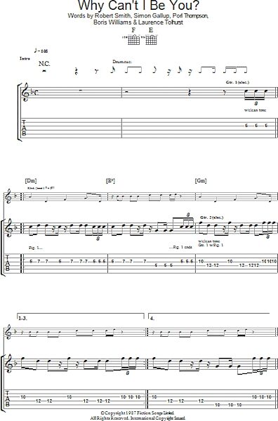 open zoom image for Why Can't I Be You? - Guitar TAB, New, Main