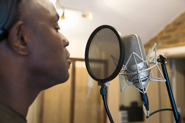 open zoom image for Neumann TLM 49 Cardioid Condenser Microphone, With EA3 Shockmount, In Use