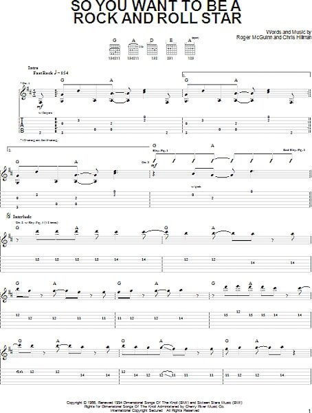 open zoom image for So You Want To Be A Rock And Roll Star - Easy Guitar with TAB, New, Main
