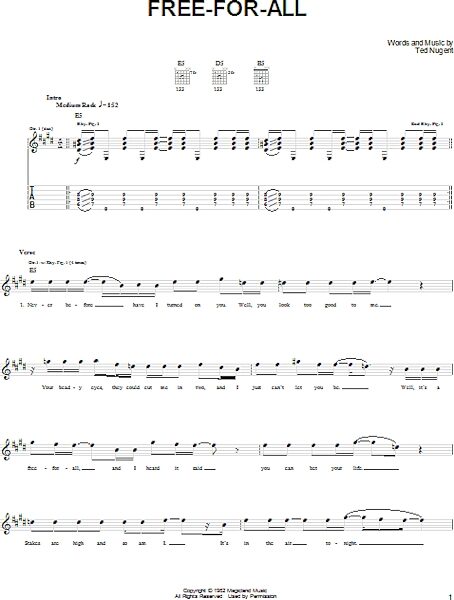 open zoom image for Free-For-All - Easy Guitar with TAB, New, Main