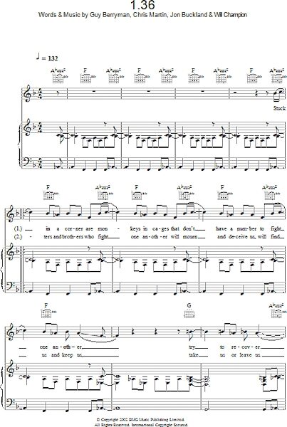open zoom image for 1.36 - Piano/Vocal/Guitar, New, Main