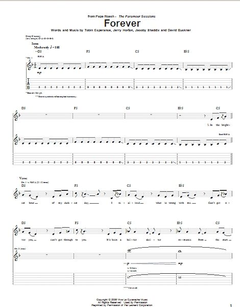 open zoom image for Forever - Guitar TAB, New, Main