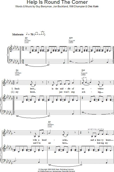 open zoom image for Help Is Round The Corner - Piano/Vocal/Guitar, New, Main