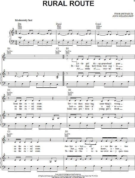 open zoom image for Rural Route - Piano/Vocal/Guitar, New, Main