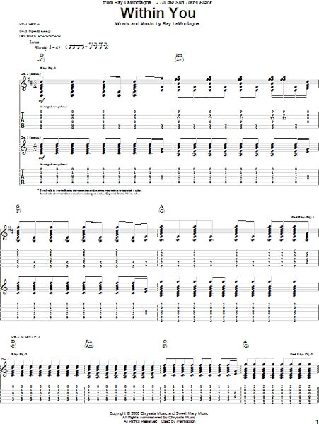 open zoom image for Within You - Guitar TAB, New, Main