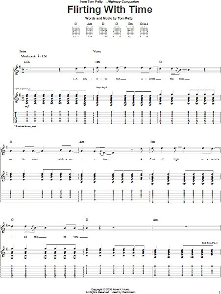 open zoom image for Flirting With Time - Guitar TAB, New, Main