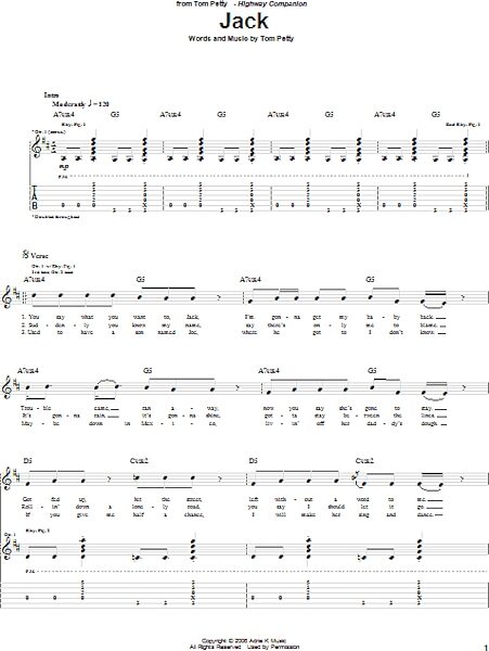 open zoom image for Jack - Guitar TAB, New, Main