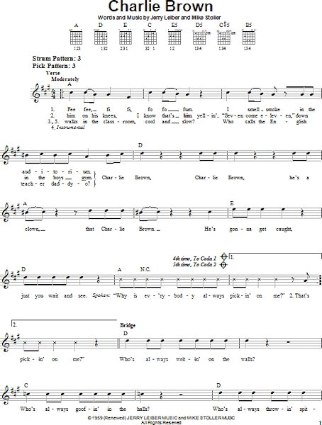 open zoom image for Charlie Brown - Easy Guitar, New, Main