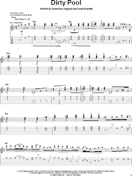 open zoom image for Dirty Pool - Guitar TAB, New, Main