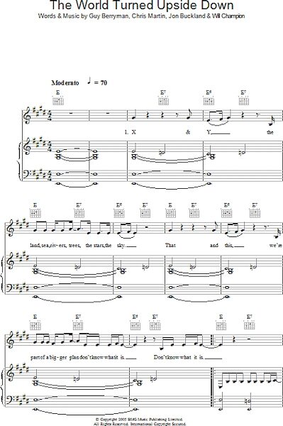 open zoom image for The World Turned Upside Down - Piano/Vocal/Guitar, New, Main