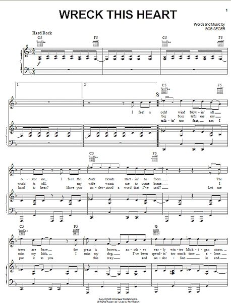 open zoom image for Wreck This Heart - Piano/Vocal/Guitar, New, Main