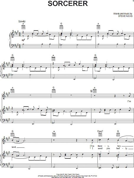 open zoom image for Sorcerer - Piano/Vocal/Guitar, New, Main
