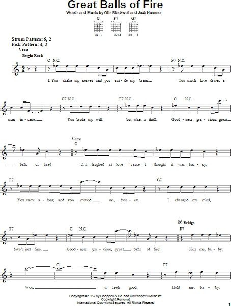 open zoom image for Great Balls Of Fire - Easy Guitar, New, Main