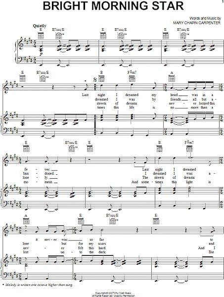 open zoom image for Bright Morning Star - Piano/Vocal/Guitar, New, Main
