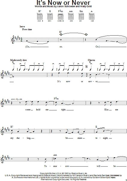 open zoom image for It's Now Or Never - Easy Guitar, New, Main