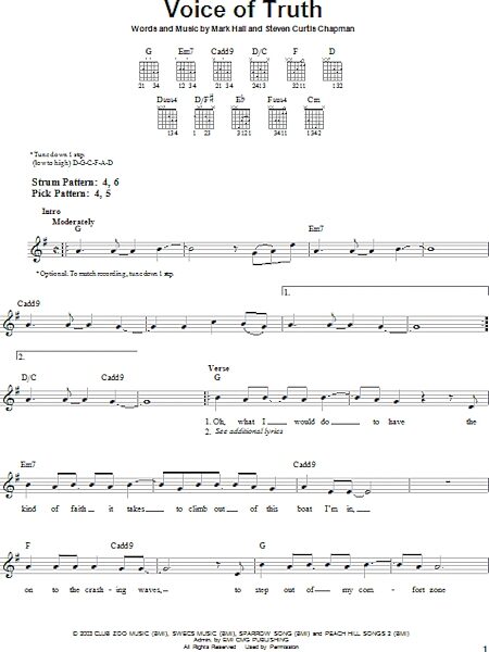 open zoom image for Voice Of Truth - Easy Guitar, New, Main