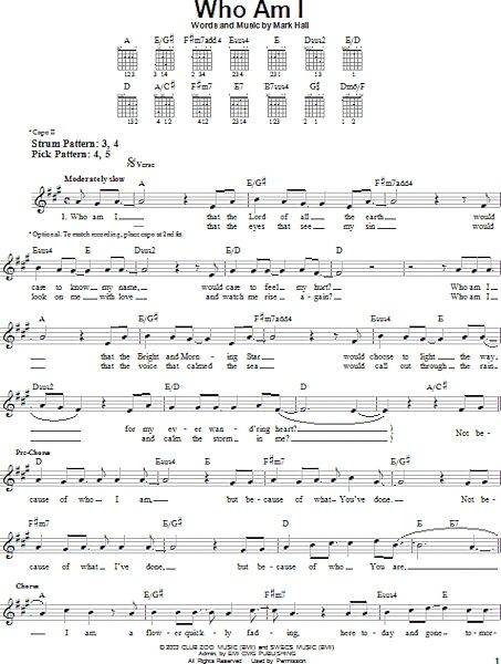 open zoom image for Who Am I - Easy Guitar, New, Main