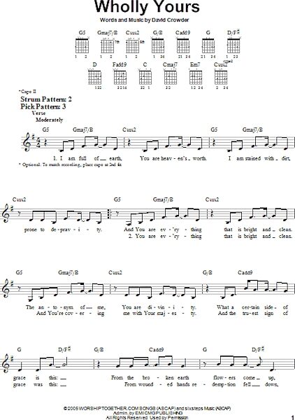 open zoom image for Wholly Yours - Easy Guitar, New, Main