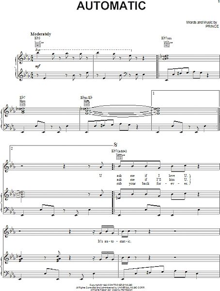 open zoom image for Automatic - Piano/Vocal/Guitar, New, Main